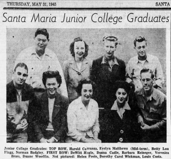 Clipping from Santa Maria Times